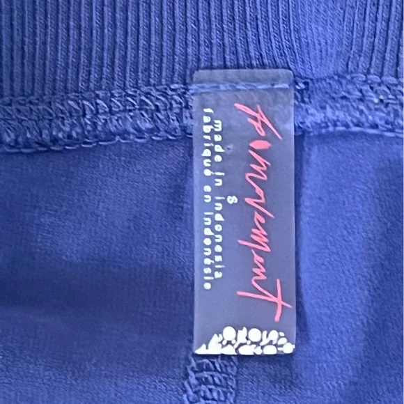 FP Movement Hot Shot Crop Flares in Moroccan Blue - Picture 6 of 10